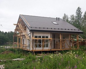 Дом из профилированного бруса в КП Надеждинск
